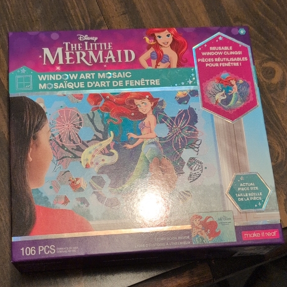Disney Other - Disney The Little Mermaid Mosaic Art Kit - Purple and Blue